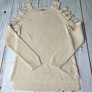 Forever 21 Cut-Out Shoulder Sweater